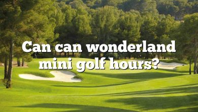 Can can wonderland mini golf hours?