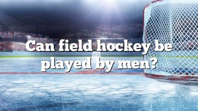 Can field hockey be played by men?