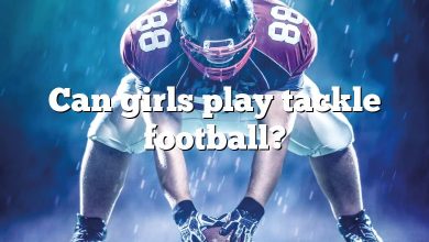 Can girls play tackle football?