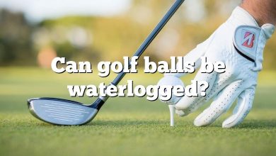 Can golf balls be waterlogged?