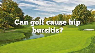 Can golf cause hip bursitis?