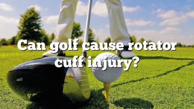 Can golf cause rotator cuff injury?