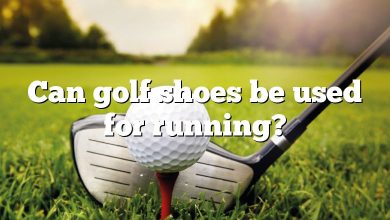 Can golf shoes be used for running?