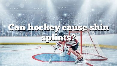 Can hockey cause shin splints?