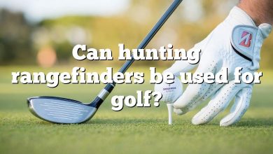 Can hunting rangefinders be used for golf?