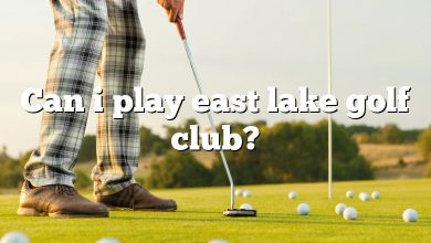 Can i play east lake golf club?