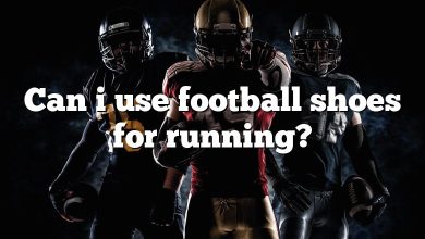 Can i use football shoes for running?