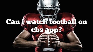 Can i watch football on cbs app?