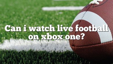 Can i watch live football on xbox one?