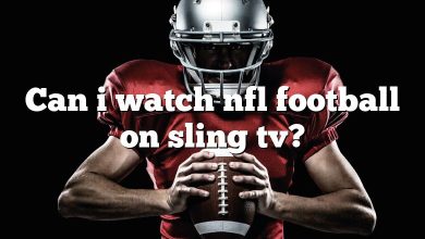 Can i watch nfl football on sling tv?
