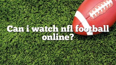 Can i watch nfl football online?