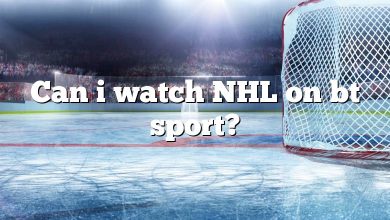 Can i watch NHL on bt sport?