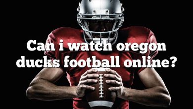 Can i watch oregon ducks football online?