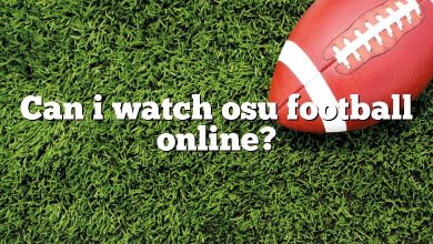 Can i watch osu football online?