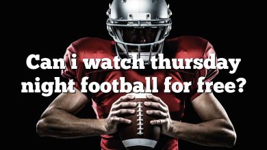 Can i watch thursday night football for free?