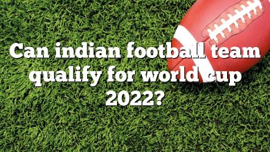 Can indian football team qualify for world cup 2022?