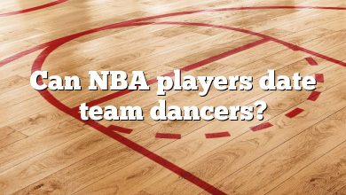 Can NBA players date team dancers?