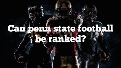 Can penn state football be ranked?