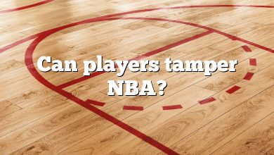 Can players tamper NBA?