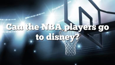 Can the NBA players go to disney?