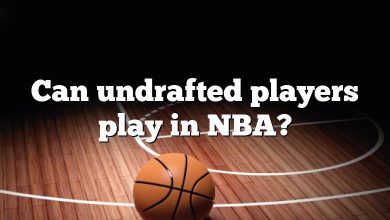 Can undrafted players play in NBA?