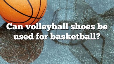 Can volleyball shoes be used for basketball?