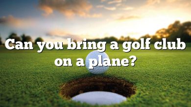 Can you bring a golf club on a plane?