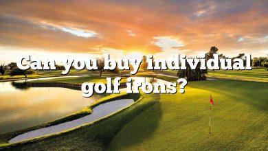 Can you buy individual golf irons?