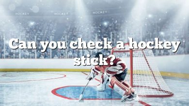 Can you check a hockey stick?