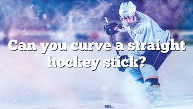 Can you curve a straight hockey stick?