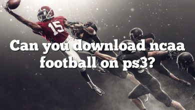 Can you download ncaa football on ps3?