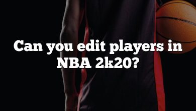 Can you edit players in NBA 2k20?