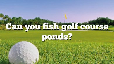 Can you fish golf course ponds?