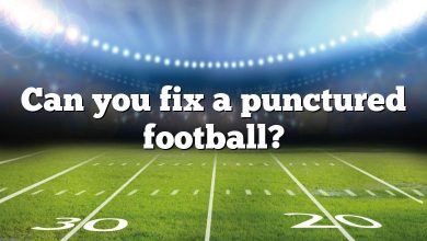 Can you fix a punctured football?