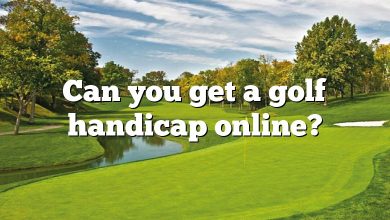 Can you get a golf handicap online?