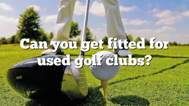 Can you get fitted for used golf clubs?