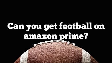 Can you get football on amazon prime?