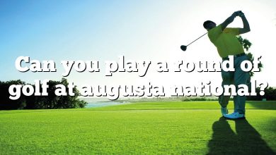 Can you play a round of golf at augusta national?