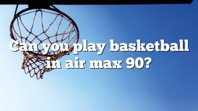 Can you play basketball in air max 90?