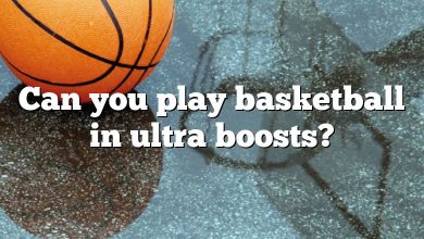 Can you play basketball in ultra boosts?