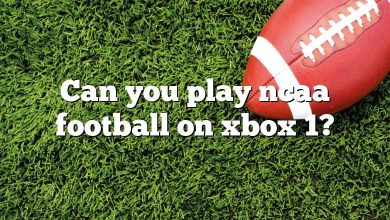 Can you play ncaa football on xbox 1?