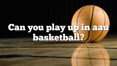 Can you play up in aau basketball?