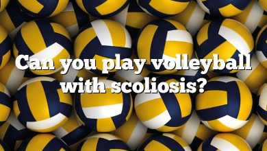 Can you play volleyball with scoliosis?