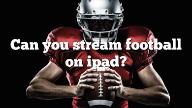 Can you stream football on ipad?
