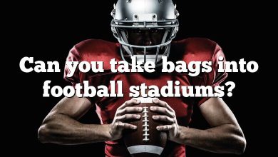 Can you take bags into football stadiums?