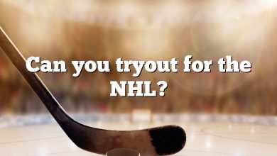 Can you tryout for the NHL?