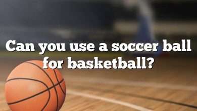 Can you use a soccer ball for basketball?