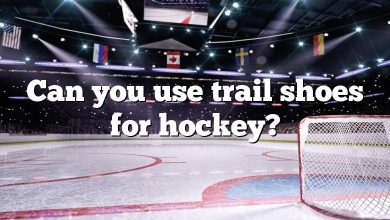 Can you use trail shoes for hockey?