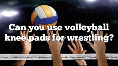 Can you use volleyball knee pads for wrestling?