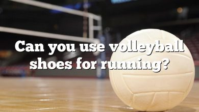 Can you use volleyball shoes for running?